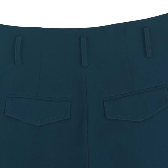 VINCE. Deep Navy Blue Pleated High-Rise Pleated Front Dress Shorts Women’s  4 - Picture 7 of 10